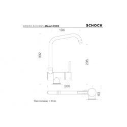 Bateria SCHOCK MAIA 527000 CHR chrom